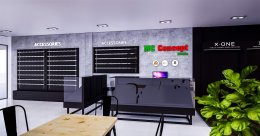 Design, manufacture and installation of MC Concept & Cook Cafe.